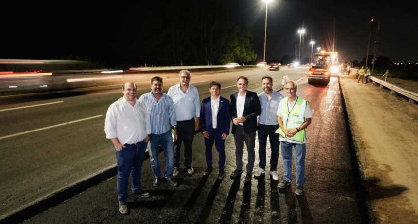 Axel Kicillof Recorrió La Obra Del Cuarto Carril En La Autopista Buenos Aires – La Plata
