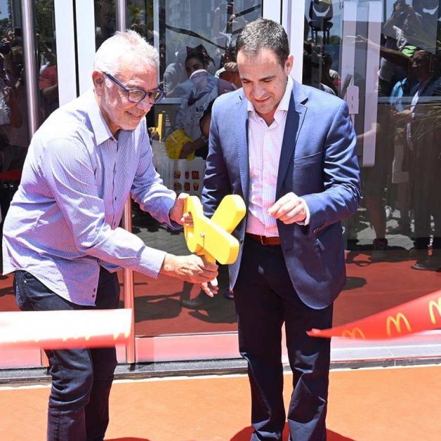 Julio Zamora Acompañó La Inauguración De La Cuarta Sucursal De Mcdonald’s En Tigre