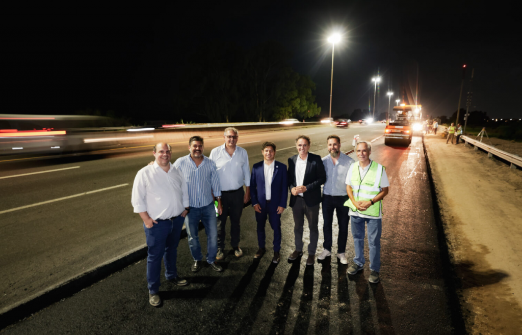 Axel Kicillof Recorrió La Obra Del Cuarto Carril En La Autopista Buenos Aires – La Plata