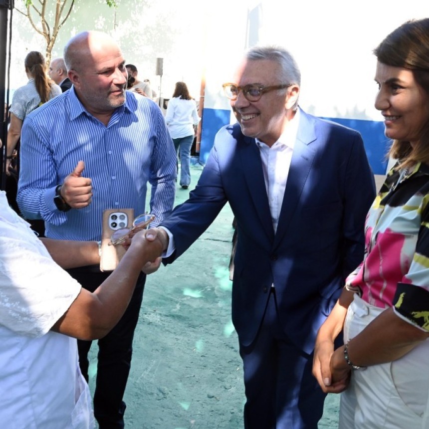 Junto A La Comunidad Educativa, Julio Zamora Inaugur&oacute; El Nuevo Edificio De La Escuela Secundaria N?49 En El Talar