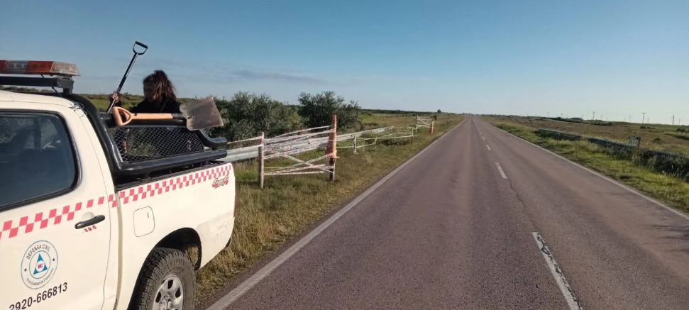 Marino Pidi&oacute; A Vialidad Que Repare El Tramo Hundido De La Ruta 3