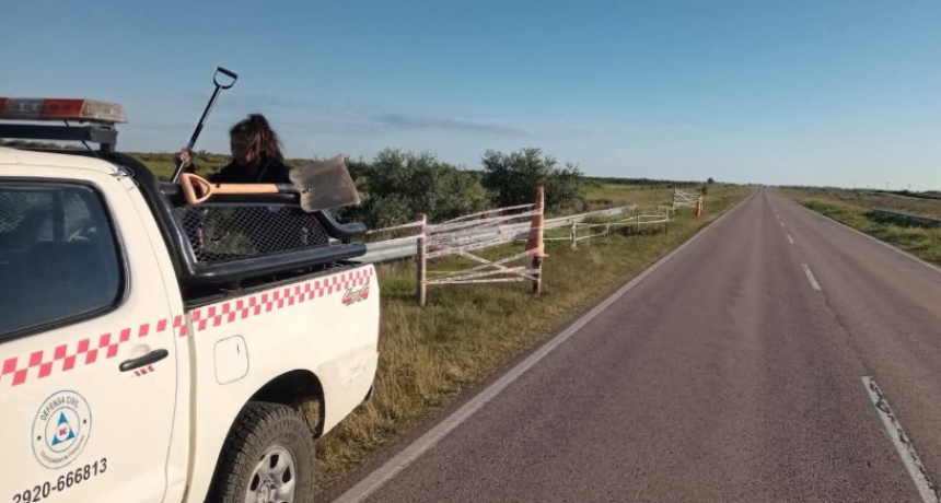 Marino Pidi&oacute; A Vialidad Que Repare El Tramo Hundido De La Ruta 3