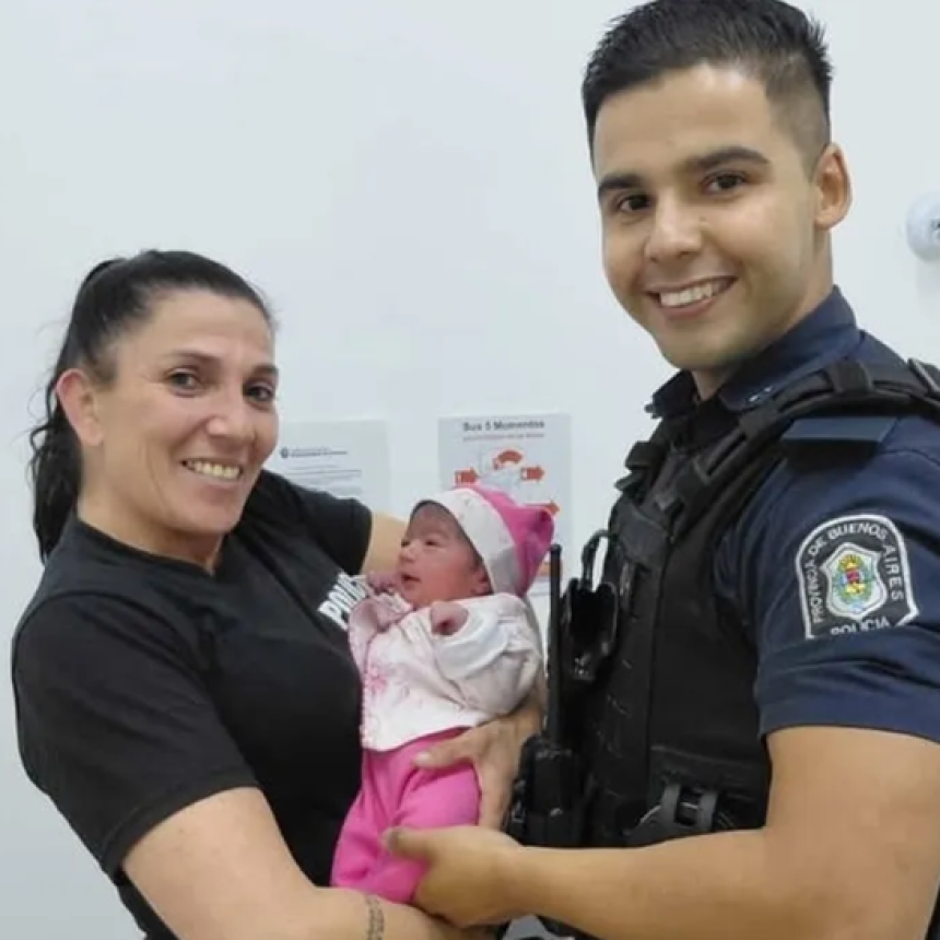 PINAMAR: UNA BEBA NACI&Oacute; GRACIAS A LA ASISTENCIA DE DOS POLIC&Iacute;AS EN EL PARTO