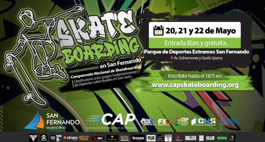 San Fernando Sede Del Campeonato Nacional De Skateboarding