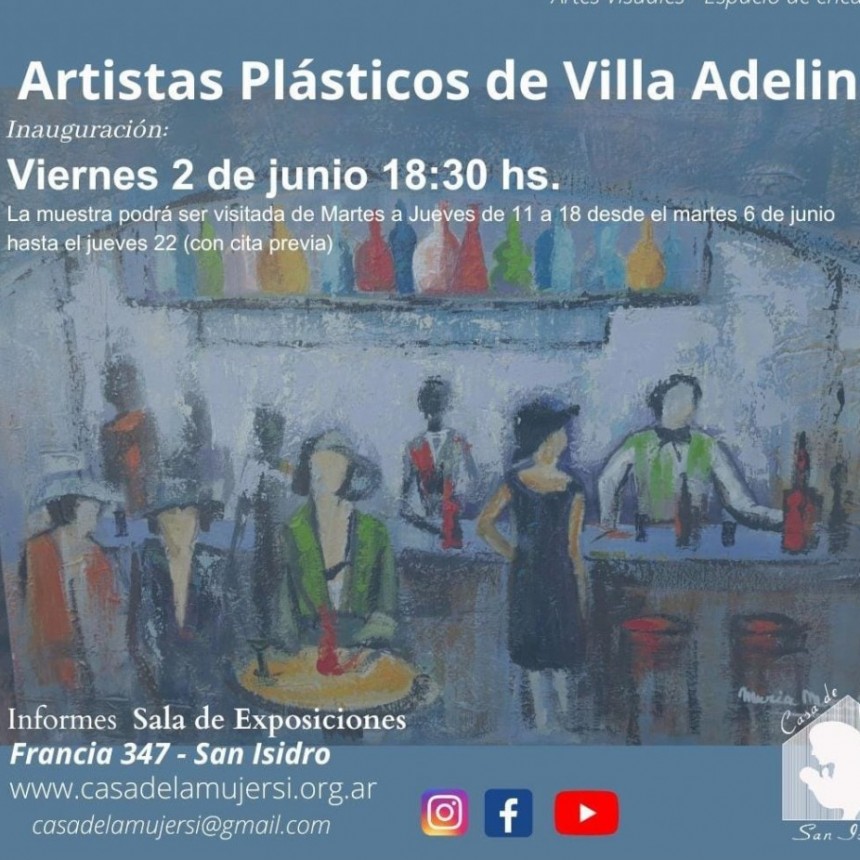 Los Artistas Plásticos De Villa Adelina Exponen En Casa De La Mujer San Isidro