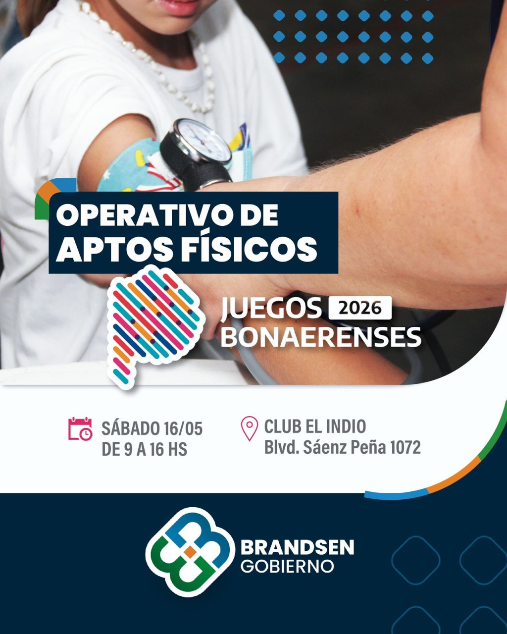 OPERATIVO DE APTOS FISICO EN BRANDSEN
