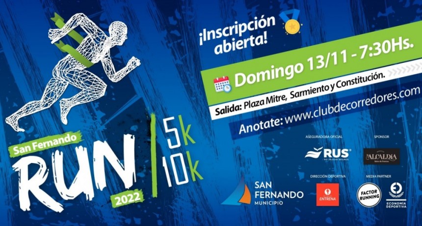 Abierta La Inscripción Para “San Fernando Run” 5k Y 10k, Organizada Por El Municipio Y Club De Corredores