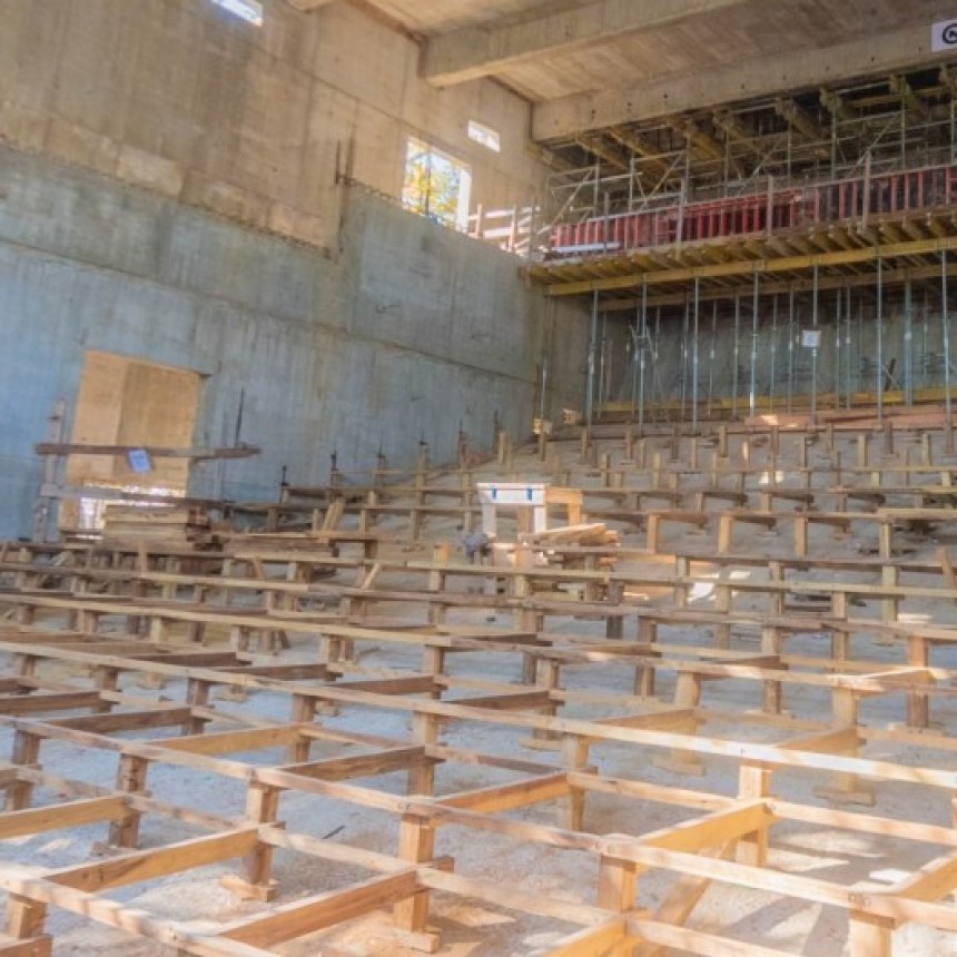 En San Fernando Avanza La Obra La Obra Del Nuevo Teatro Al Lado Del Palacio Otamendi