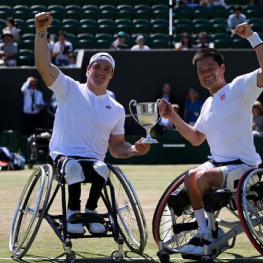 Tenis: Gustavo Fernández Ganó El Trofeo De Dobles En Wimbledon Sobre Sillas De Ruedas