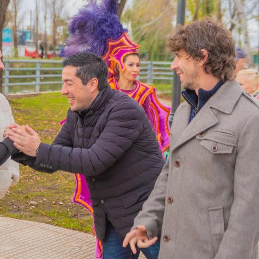 Juan Andreotti Y Leonardo Nardini Inauguraron El Nuevo Paseo Del Canal