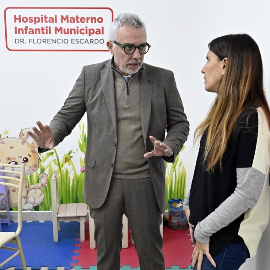 Julio Zamora Inauguró El Área De Salud Mental Y Trabajo Social Dentro Del Hospital Materno Infantil De Tigre