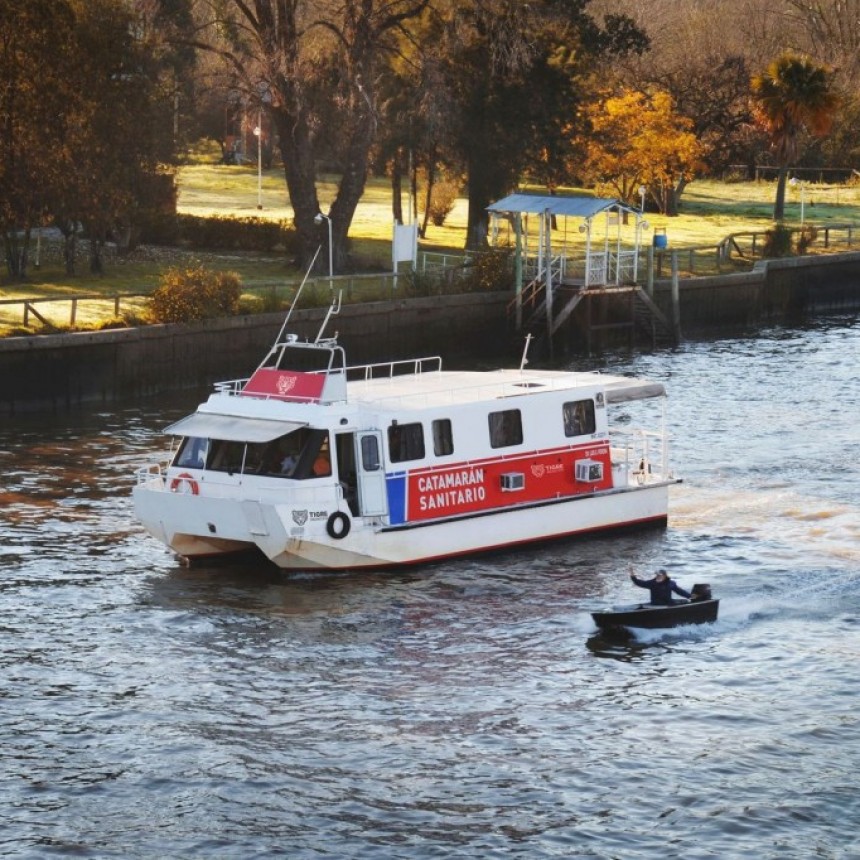 Tigre: Así Funcionará El Catamarán Sanitario Del Municipio De Tigre Durante La Segunda Quincena De Agosto