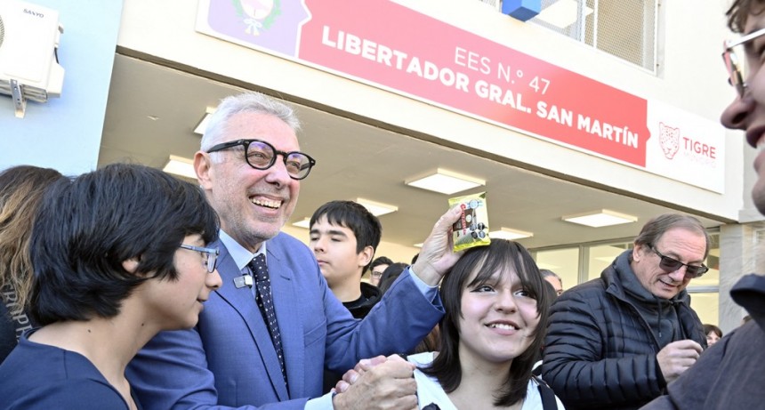 Junto A La Comunidad Educativa, Julio Zamora Inauguró La Escuela Secundaria N°47 De Benavídez