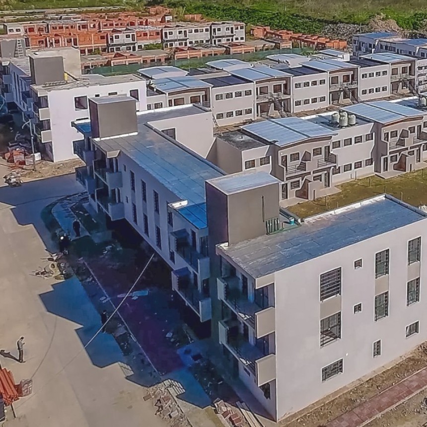 Juan Andreotti Anunci&oacute; El Pr&oacute;ximo Sorteo De 46 Viviendas Y Recorri&oacute; El Avance De Las Obras