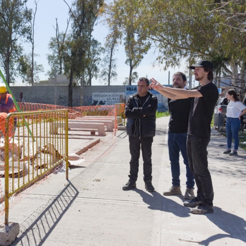 Fernando Moreira Recorrió La Puesta En Valor De La Plaza Eucaliptos