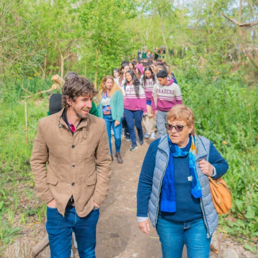 Juan Andreotti Inauguró El Ecoparque, La Reserva Ecológica Educativa