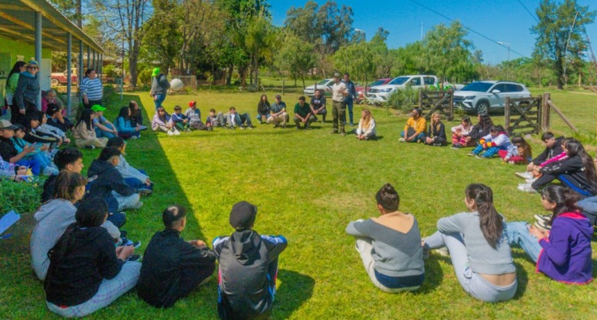 Juan Andreotti Acompañó El Primer Campamento Educativo En El Delta De San Fernando