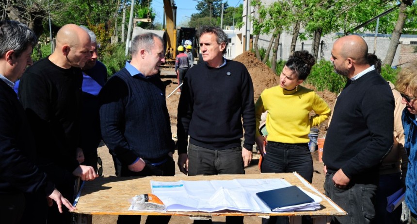 En Alberti, Katopodis Recorri&oacute; Obras Hidr&aacute;ulicas Y De Infraestructura Urbana