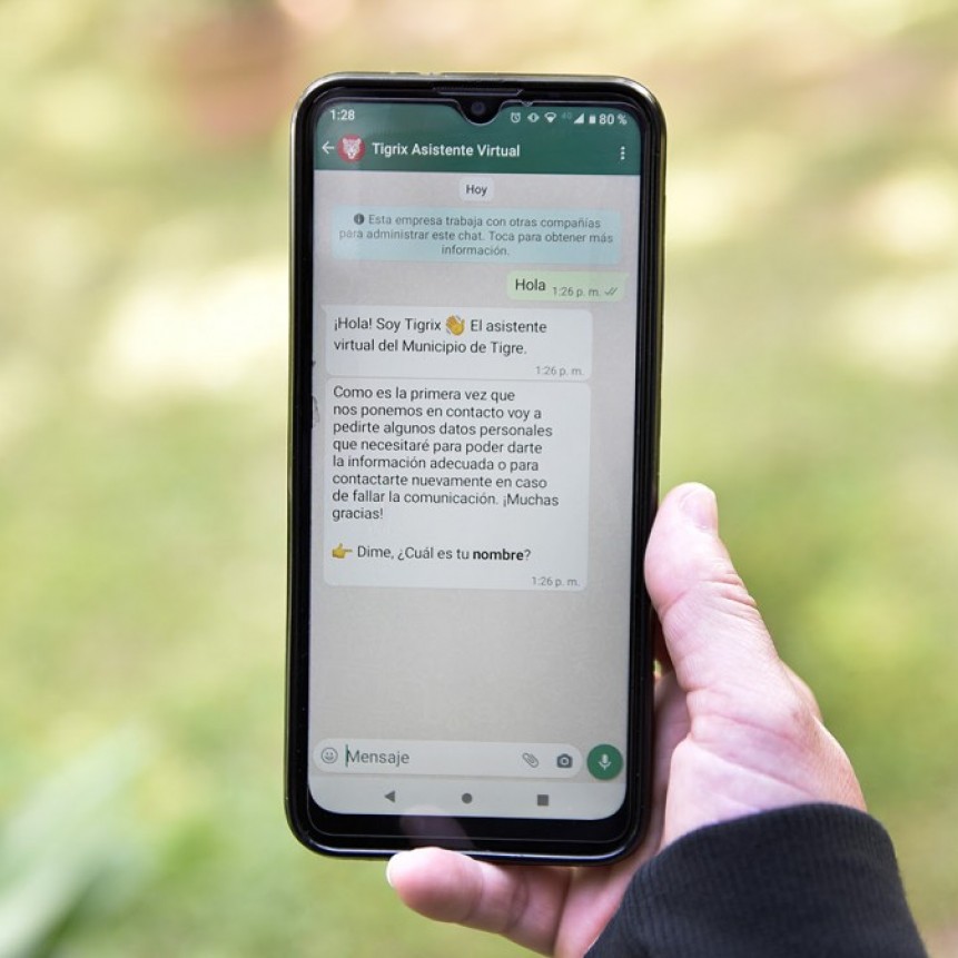 Cómo Funciona Tigrix, El Asistente Virtual Día Whatsapp Del Municipio De Tigre
