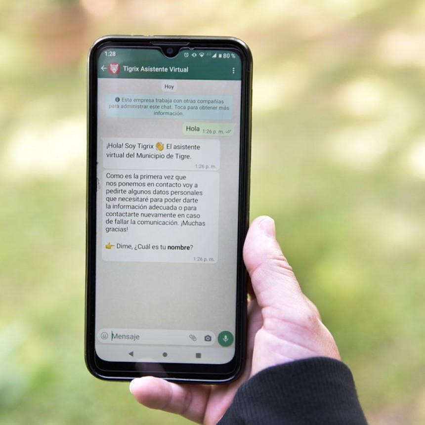 Cómo Funciona Tigrix, El Asistente Virtual Día Whatsapp Del Municipio De Tigre