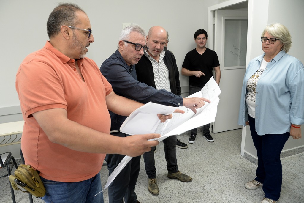 Julio Zamora Inspeccionó La Remodelación Integral De La Escuela Técnica N° 2 De Ricardo Rojas