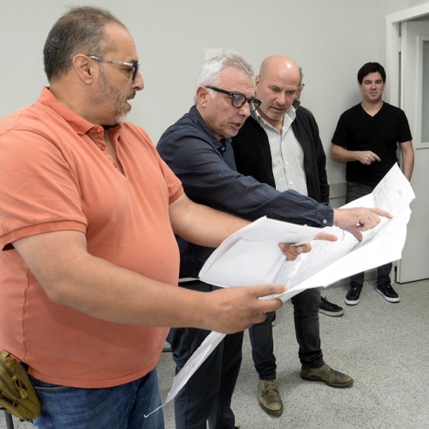 Julio Zamora Inspeccionó La Remodelación Integral De La Escuela Técnica N° 2 De Ricardo Rojas